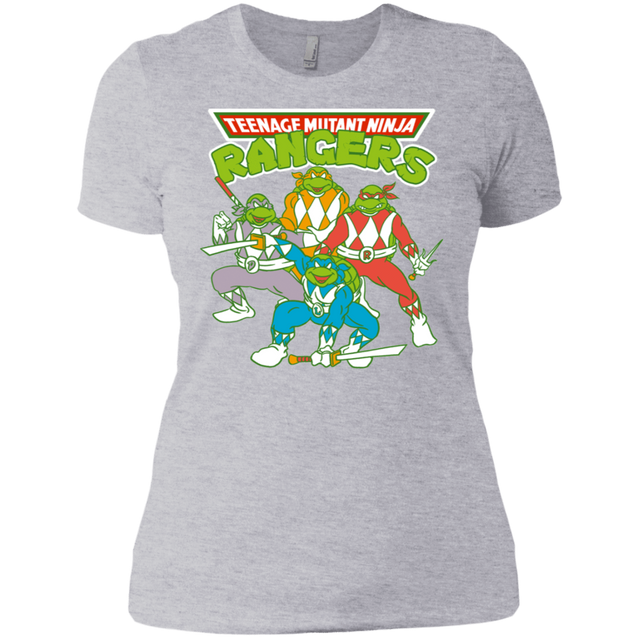 T-Shirts Heather Grey / X-Small Teenage Mutant Ninja Rangers Women's Premium T-Shirt