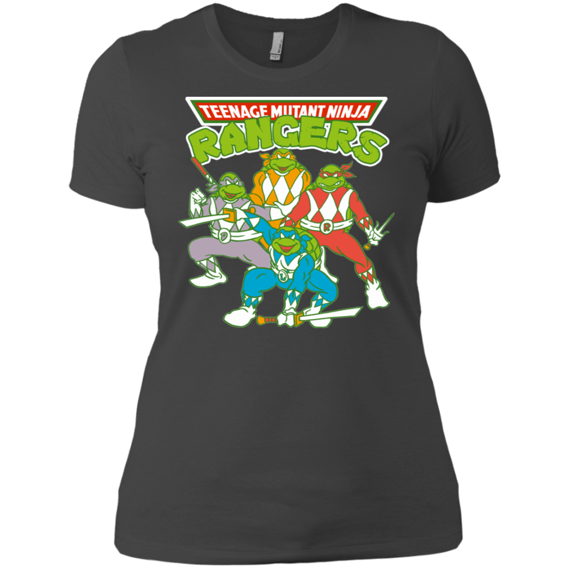 T-Shirts Heavy Metal / X-Small Teenage Mutant Ninja Rangers Women's Premium T-Shirt