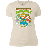 T-Shirts Ivory/ / X-Small Teenage Mutant Ninja Rangers Women's Premium T-Shirt