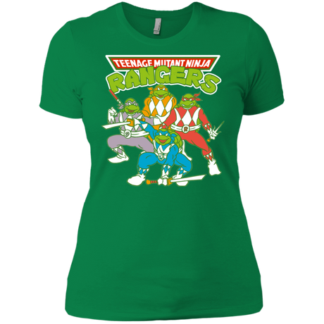 T-Shirts Kelly Green / X-Small Teenage Mutant Ninja Rangers Women's Premium T-Shirt