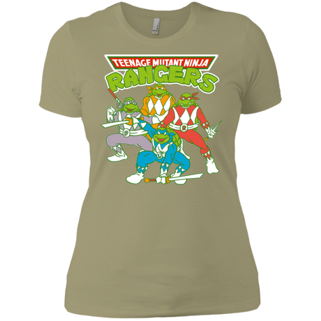 T-Shirts Light Olive / X-Small Teenage Mutant Ninja Rangers Women's Premium T-Shirt
