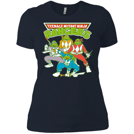 T-Shirts Midnight Navy / X-Small Teenage Mutant Ninja Rangers Women's Premium T-Shirt