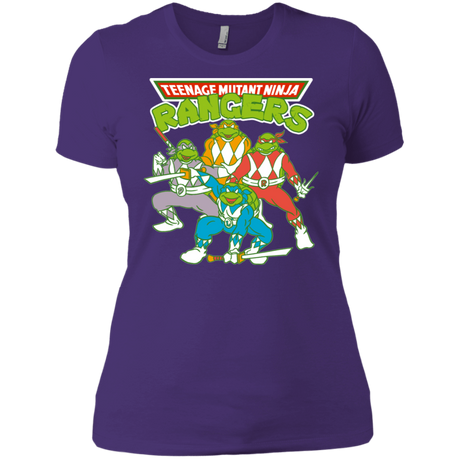 T-Shirts Purple Rush/ / X-Small Teenage Mutant Ninja Rangers Women's Premium T-Shirt