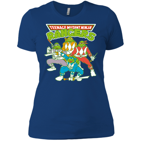 T-Shirts Royal / X-Small Teenage Mutant Ninja Rangers Women's Premium T-Shirt
