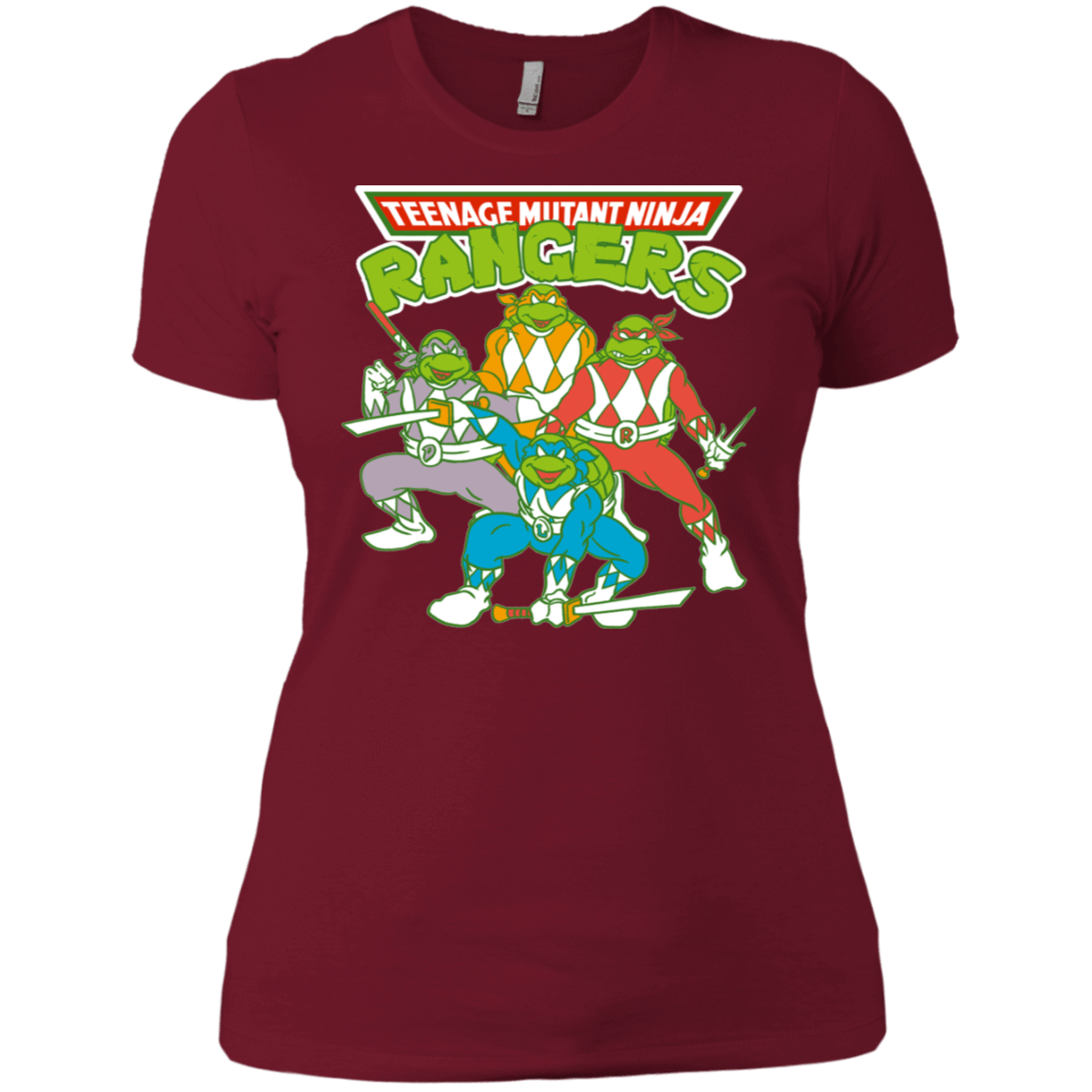 T-Shirts Scarlet / S Teenage Mutant Ninja Rangers Women's Premium T-Shirt