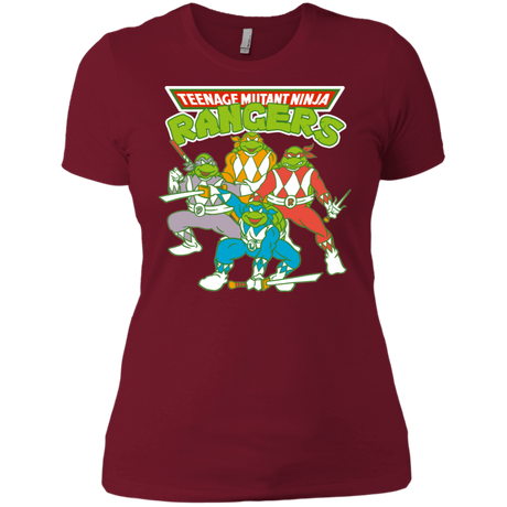 T-Shirts Scarlet / S Teenage Mutant Ninja Rangers Women's Premium T-Shirt
