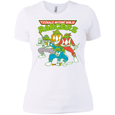 T-Shirts White / X-Small Teenage Mutant Ninja Rangers Women's Premium T-Shirt