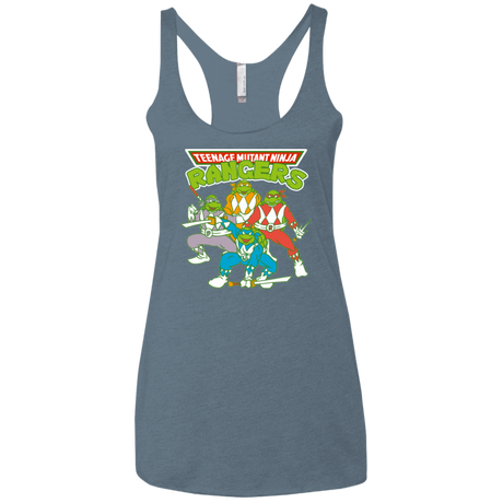 T-Shirts Indigo / X-Small Teenage Mutant Ninja Rangers Women's Triblend Racerback Tank