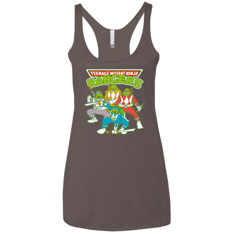 T-Shirts Macchiato / X-Small Teenage Mutant Ninja Rangers Women's Triblend Racerback Tank