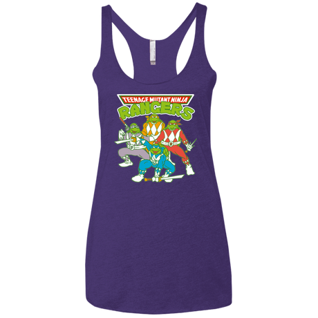 T-Shirts Purple Rush / X-Small Teenage Mutant Ninja Rangers Women's Triblend Racerback Tank