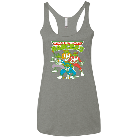 T-Shirts Venetian Grey / X-Small Teenage Mutant Ninja Rangers Women's Triblend Racerback Tank