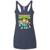 T-Shirts Vintage Navy / X-Small Teenage Mutant Ninja Rangers Women's Triblend Racerback Tank