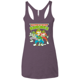 T-Shirts Vintage Purple / X-Small Teenage Mutant Ninja Rangers Women's Triblend Racerback Tank