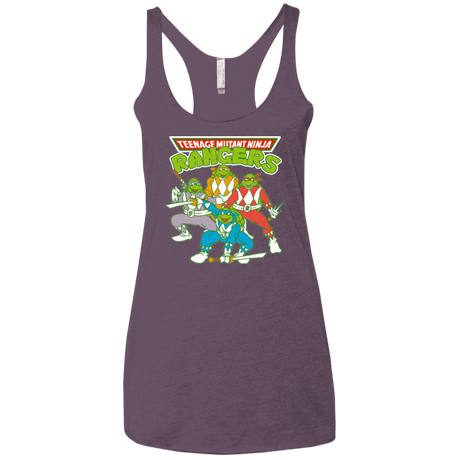T-Shirts Vintage Purple / X-Small Teenage Mutant Ninja Rangers Women's Triblend Racerback Tank
