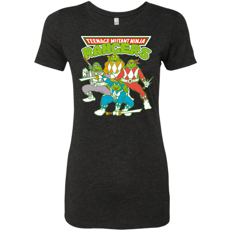 T-Shirts Vintage Black / S Teenage Mutant Ninja Rangers Women's Triblend T-Shirt
