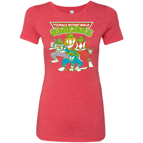 T-Shirts Vintage Red / S Teenage Mutant Ninja Rangers Women's Triblend T-Shirt