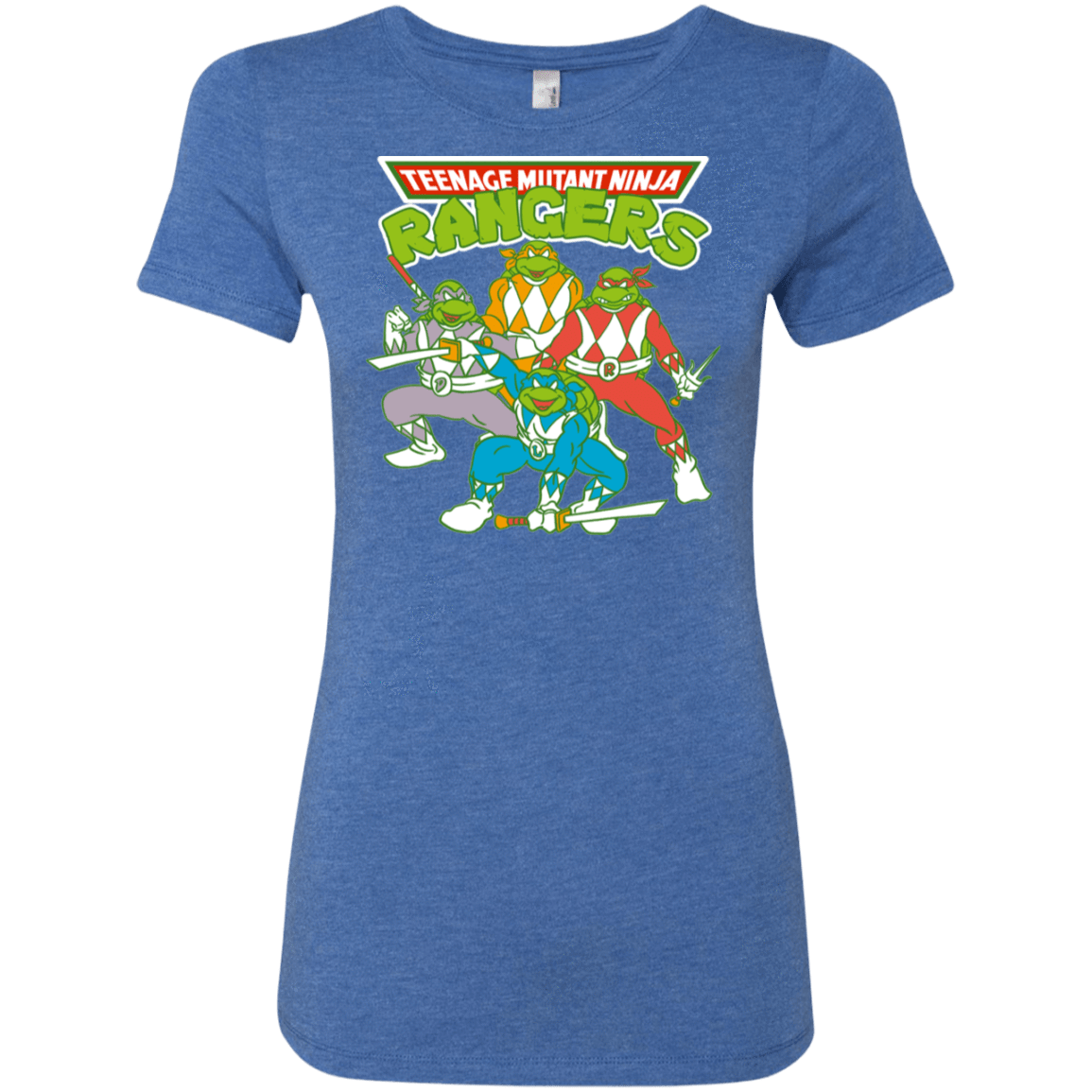 T-Shirts Vintage Royal / S Teenage Mutant Ninja Rangers Women's Triblend T-Shirt