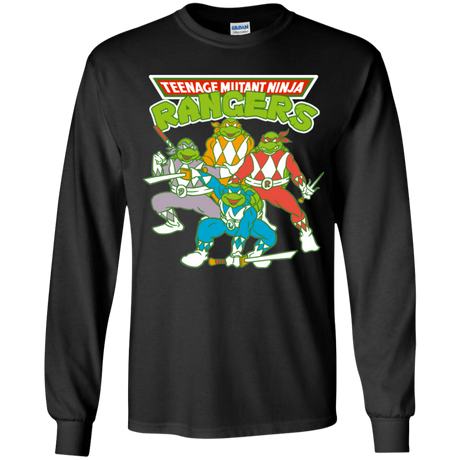 T-Shirts Black / YS Teenage Mutant Ninja Rangers Youth Long Sleeve T-Shirt