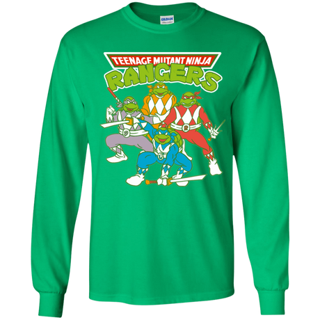 T-Shirts Irish Green / YS Teenage Mutant Ninja Rangers Youth Long Sleeve T-Shirt