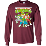T-Shirts Maroon / YS Teenage Mutant Ninja Rangers Youth Long Sleeve T-Shirt