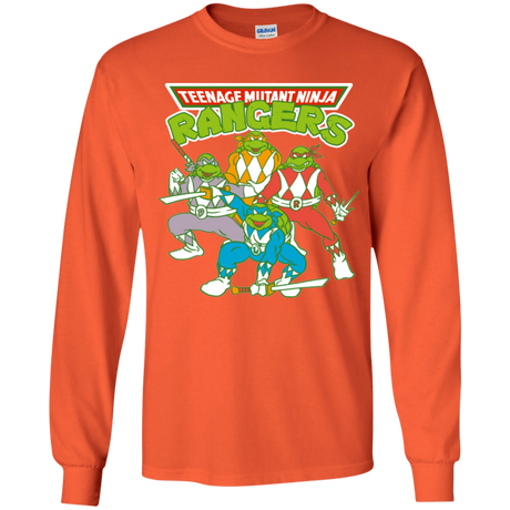 T-Shirts Orange / YS Teenage Mutant Ninja Rangers Youth Long Sleeve T-Shirt