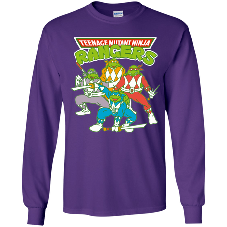 T-Shirts Purple / YS Teenage Mutant Ninja Rangers Youth Long Sleeve T-Shirt