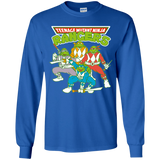 T-Shirts Royal / YS Teenage Mutant Ninja Rangers Youth Long Sleeve T-Shirt