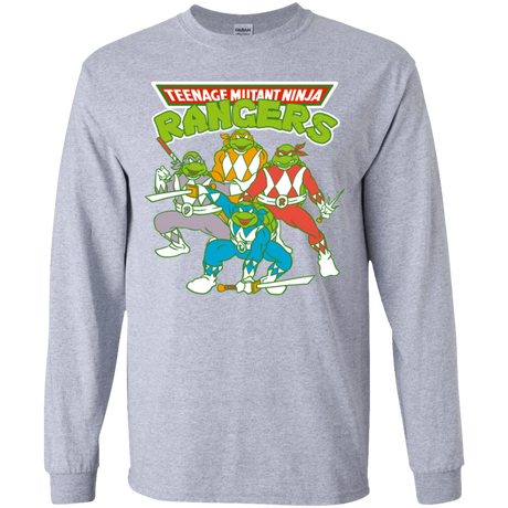 T-Shirts Sport Grey / YS Teenage Mutant Ninja Rangers Youth Long Sleeve T-Shirt