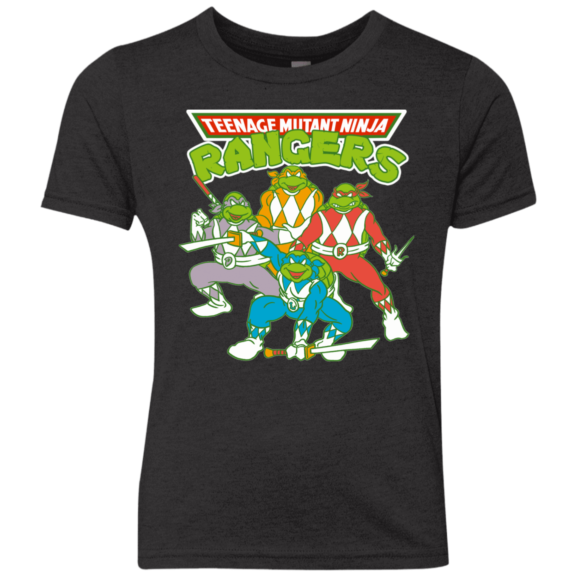 T-Shirts Vintage Black / YXS Teenage Mutant Ninja Rangers Youth Triblend T-Shirt