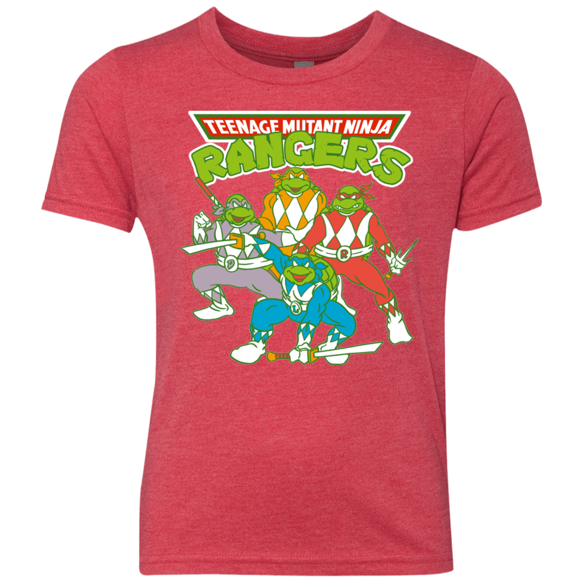 T-Shirts Vintage Red / YXS Teenage Mutant Ninja Rangers Youth Triblend T-Shirt