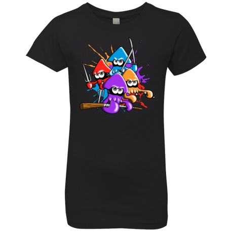 T-Shirts Black / YXS Teenage Mutant Ninja Squids Girls Premium T-Shirt