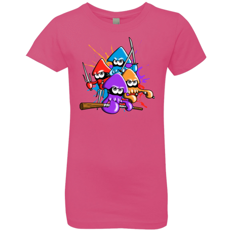 T-Shirts Hot Pink / YXS Teenage Mutant Ninja Squids Girls Premium T-Shirt