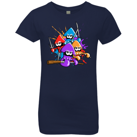 T-Shirts Midnight Navy / YXS Teenage Mutant Ninja Squids Girls Premium T-Shirt