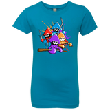 T-Shirts Turquoise / YXS Teenage Mutant Ninja Squids Girls Premium T-Shirt
