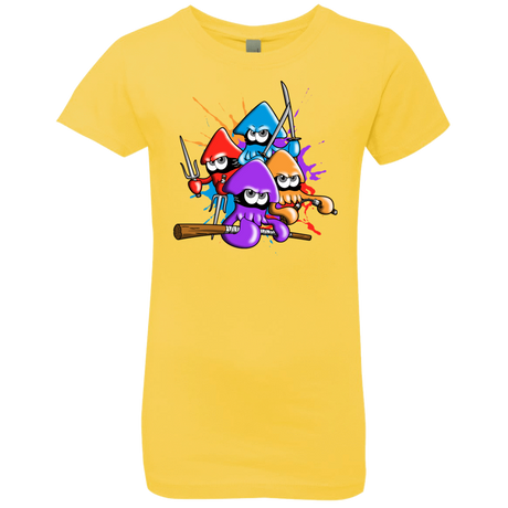T-Shirts Vibrant Yellow / YXS Teenage Mutant Ninja Squids Girls Premium T-Shirt