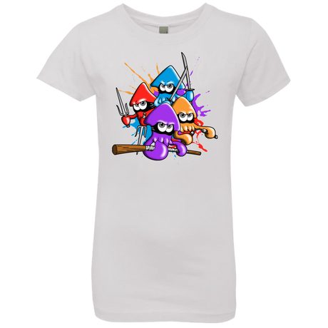 T-Shirts White / YXS Teenage Mutant Ninja Squids Girls Premium T-Shirt