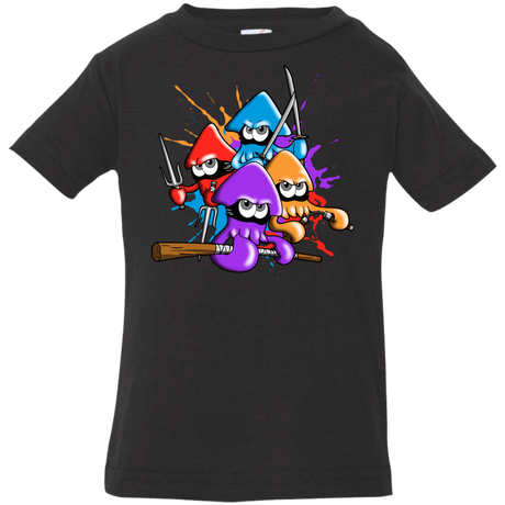 T-Shirts Black / 6 Months Teenage Mutant Ninja Squids Infant Premium T-Shirt