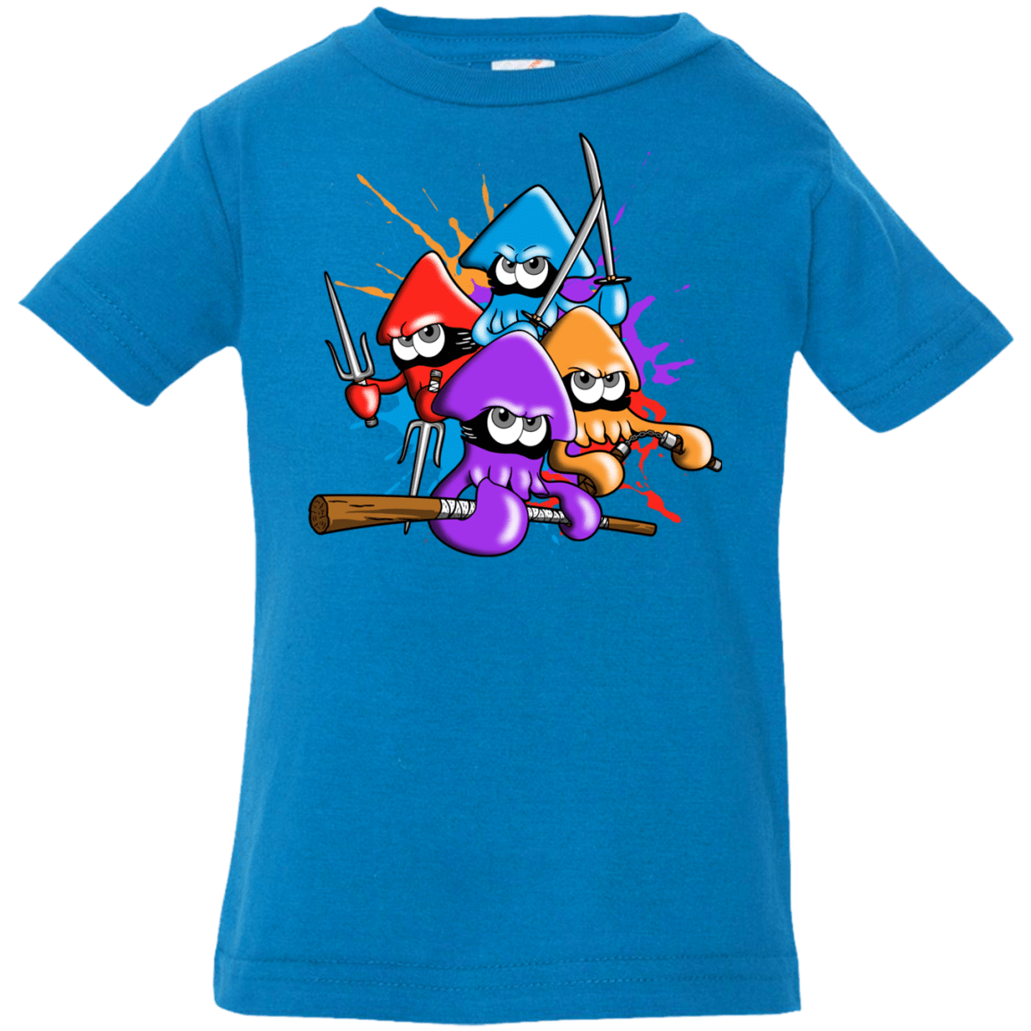 T-Shirts Cobalt / 6 Months Teenage Mutant Ninja Squids Infant Premium T-Shirt