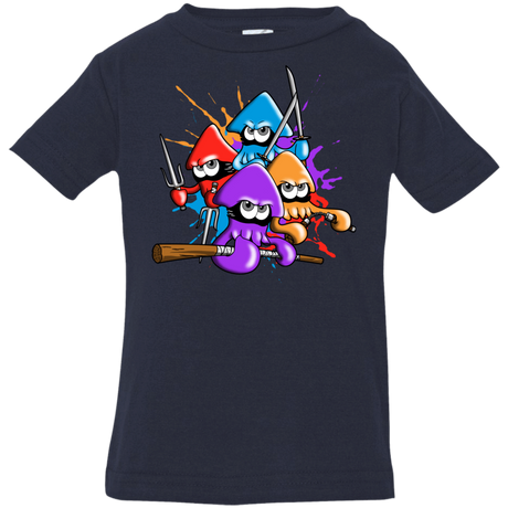 T-Shirts Navy / 6 Months Teenage Mutant Ninja Squids Infant Premium T-Shirt