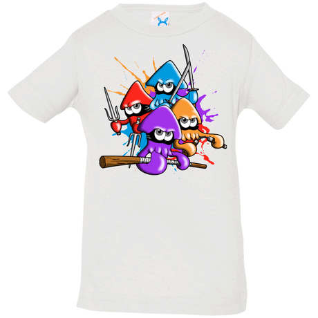 T-Shirts White / 6 Months Teenage Mutant Ninja Squids Infant Premium T-Shirt