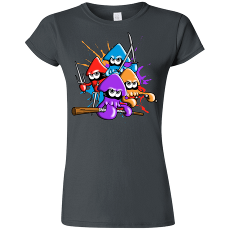T-Shirts Charcoal / S Teenage Mutant Ninja Squids Junior Slimmer-Fit T-Shirt