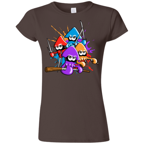 T-Shirts Dark Chocolate / S Teenage Mutant Ninja Squids Junior Slimmer-Fit T-Shirt