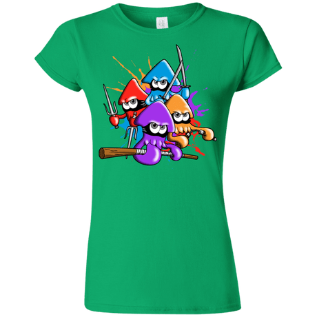 T-Shirts Irish Green / S Teenage Mutant Ninja Squids Junior Slimmer-Fit T-Shirt