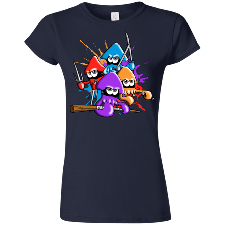 T-Shirts Navy / S Teenage Mutant Ninja Squids Junior Slimmer-Fit T-Shirt