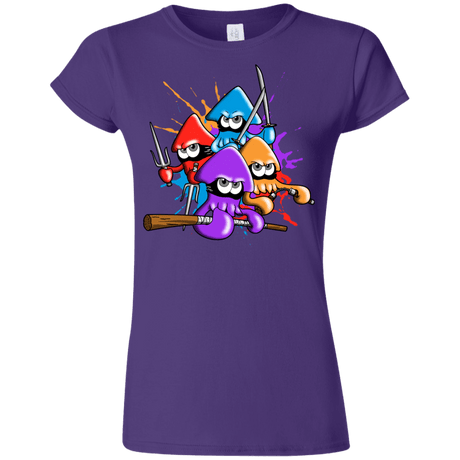 T-Shirts Purple / S Teenage Mutant Ninja Squids Junior Slimmer-Fit T-Shirt