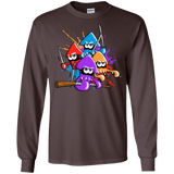 T-Shirts Dark Chocolate / S Teenage Mutant Ninja Squids Men's Long Sleeve T-Shirt