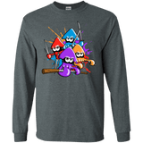 T-Shirts Dark Heather / S Teenage Mutant Ninja Squids Men's Long Sleeve T-Shirt