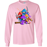 T-Shirts Light Pink / S Teenage Mutant Ninja Squids Men's Long Sleeve T-Shirt