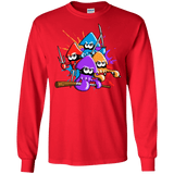 T-Shirts Red / S Teenage Mutant Ninja Squids Men's Long Sleeve T-Shirt