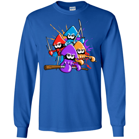 T-Shirts Royal / S Teenage Mutant Ninja Squids Men's Long Sleeve T-Shirt